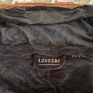 Lovesac Moviesac Chocolate Rhino Velvet Cover